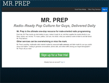 Tablet Screenshot of mrprep.goodpartsmedia.com